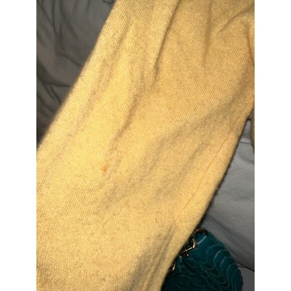 VINTAGE 50's 60's BEADED CASHMERE CARDIGAN SWEATER - Picture 4 of 8